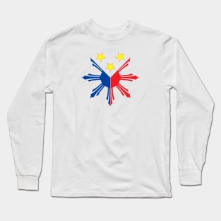 Philippines Sun and Stars Long Sleeve T-Shirt